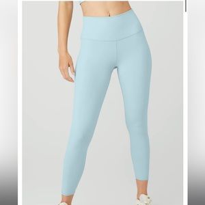 ALO Yoga Airbrush Light Blue Leggings